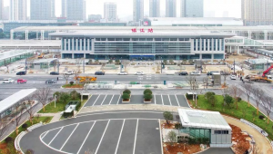 鎮江站視頻（鎮江站改造后減少2個站臺）